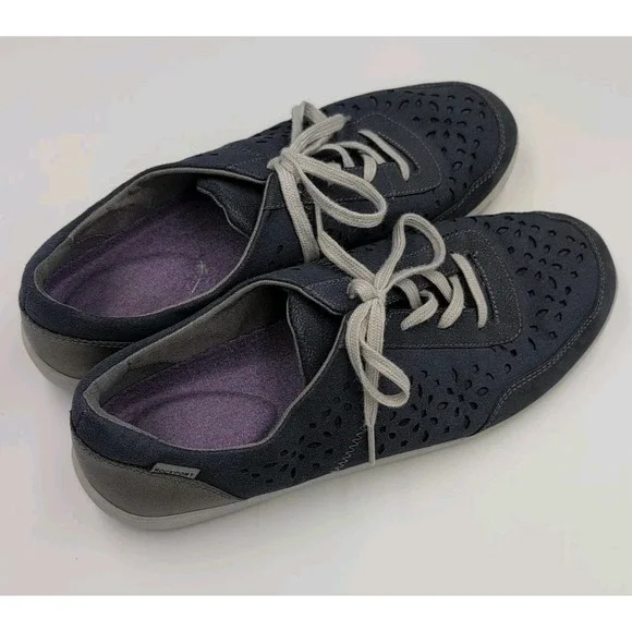 Rockport Women's Emalyn Tie Fashion Sneaker Dusty Blue 10 US - Picture 4 of 16
